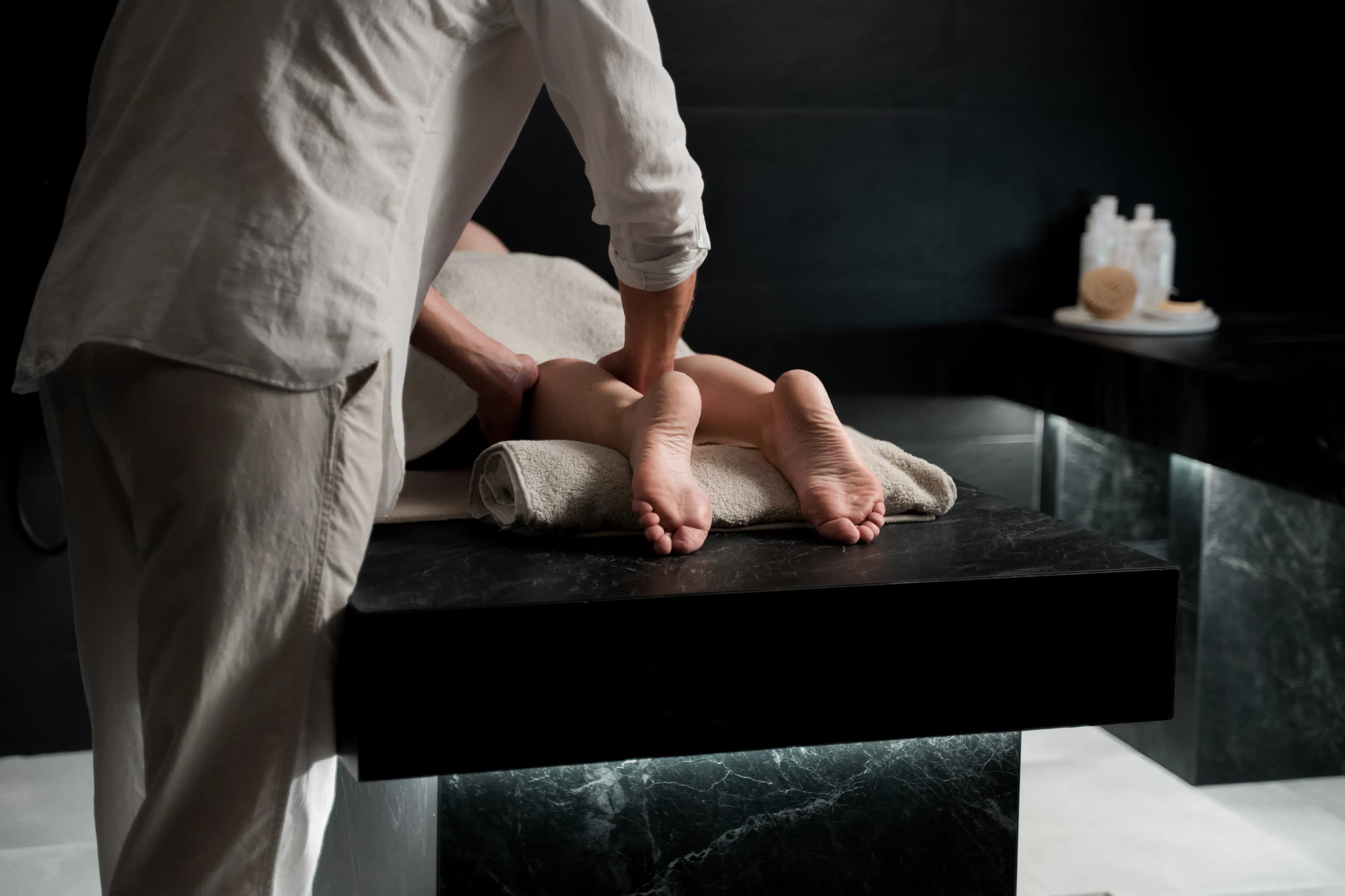 image of someone having massage therapy